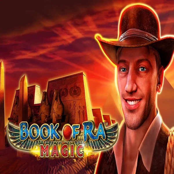 Book of Ra Magic by Greentube, showcased at winnitaa.eu – game logo