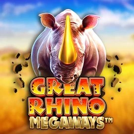 Great Rhino Megaways slot logo by Pragmatic Play at Winnita casino