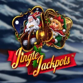 Jingle Jackpots online game logo by Dragon Gaming on winnitaa.eu