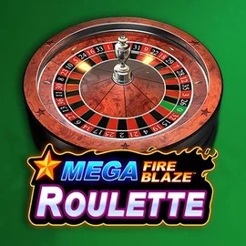 Mega Fire Blaze Roulette online game logo by Playtech on winnitaa.eu