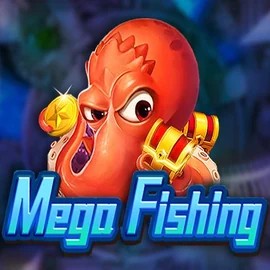 Mega Fishing slot logo by TaDa Gaming at Winnita casino